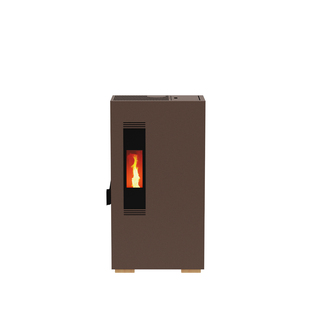 Stufa A Pellet ad Aria Mini5.S Kw 5 Grigio Puntiniato Tepor