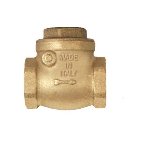 Valvola Di Ritegno In Ottone 3/4" - Previene Il Riflusso, Tenuta Perfetta Per Acqua, Olio, Gas E Aria. Facile Da Installare.