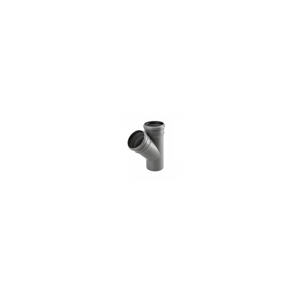 Curva 87.5° Geberit Silent-PP Per Scarico DN 110 - Raccordo Angolare Con Manicotti