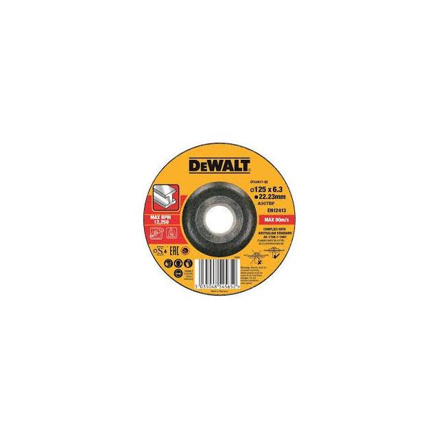 Disco per ferro Extreme Sbavo Metallo 115 Mm spessore 6 Mm Dewalt