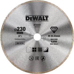 Disco da Taglio Diamantato Corona Continua 230 mm Dewalt