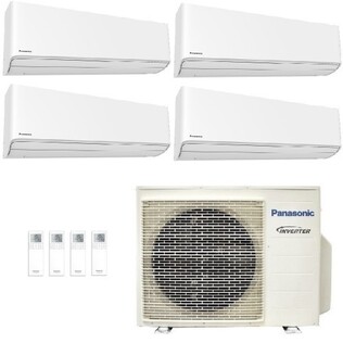 Climatizzatore Quadri Split Panasonic Etherea Z 7000 + 9000 + 9000 + 9000 Btu A+++ Inverter R32 Wifi Incluso CU-4Z80TBE