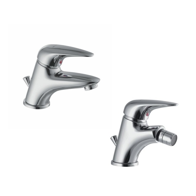 set-miscelatori-monocomando-lavabo-e-bidet-serie-18-fima-carlo-frattini