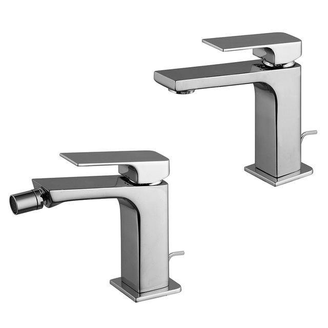 set-miscelatori-monocomando-lavabo-e-bidet-serie-fit-fima-carlo-frattini