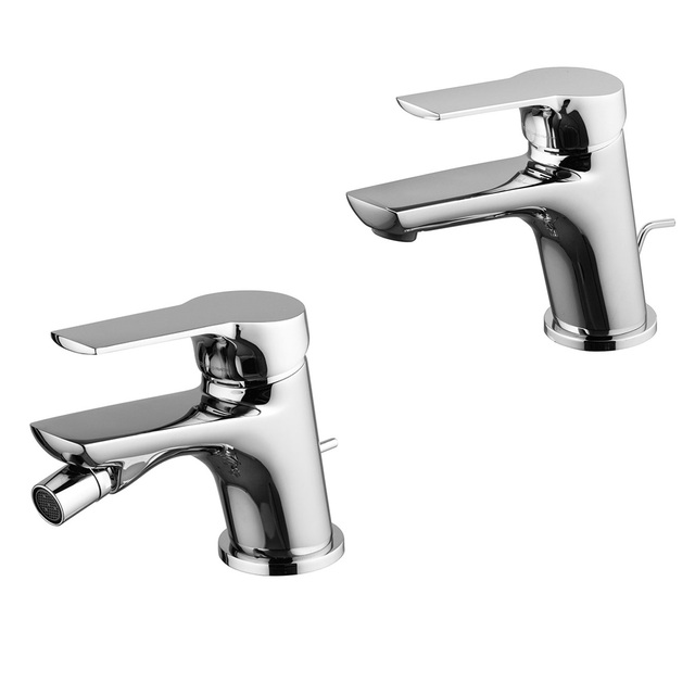 set-miscelatori-monocomando-lavabo-e-bidet-serie-4-fima-carlo-frattini