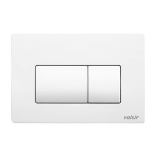 Placca P1 Meccanica Dual Bianco Valsir