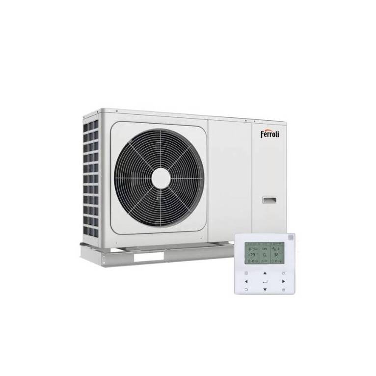 pompa di calore ferroli omnia m 3.2 16 kw monoblocco aria-acqua gas r32 monofase a++