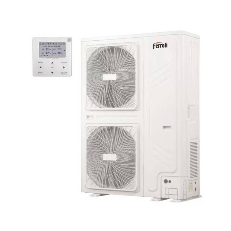 pompa di calore ferroli omnia m 3.2 22 kw monoblocco aria-acqua gas r32 trifase a++