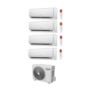 Climatizzatore Quadri Split Ferroli Giada 9000 + 9000 + 9000 + 12000  BTU Unità Esterna 8.2 kW Inverter WIfi Incluso Gas R32 A++