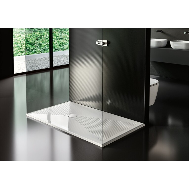 piatto doccia up 90x120 cm h 3 in ceramica bianco lucido althea