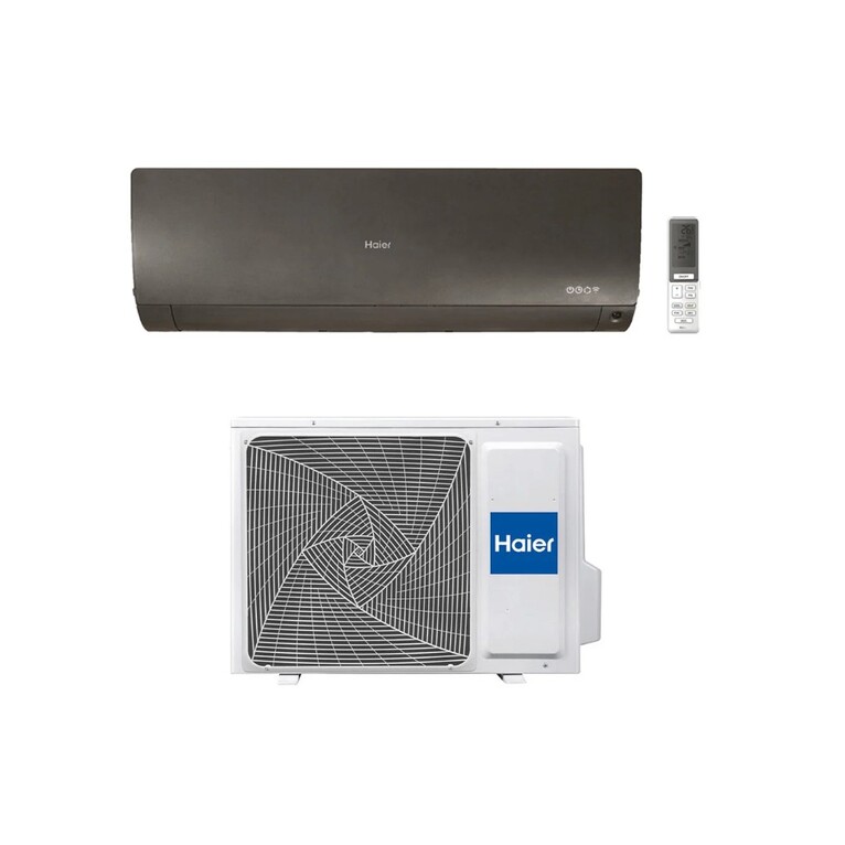 climatizzatore haier flexis plus 12000 btu monosplit nero inverter r32 – wi-fi, uv-c, ultra silenzioso, classe a+++ as35s2sf1fa-mb3
