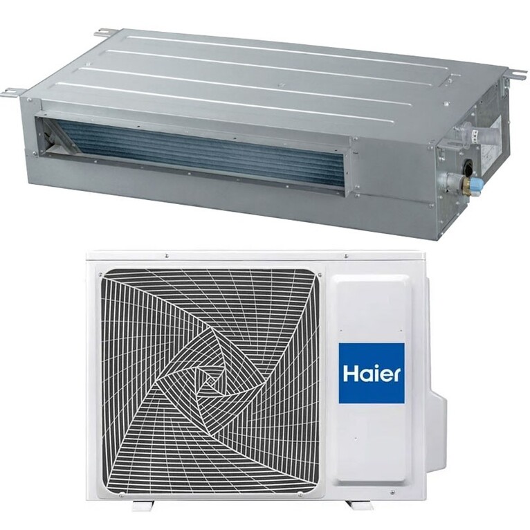 climatizzatore canalizzato haier slim bp 30 18000 btu inverter a++ r 32 ad50s2ss1fa(h)+1u50s2sj2fa-2