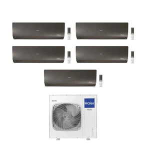 Climatizzatore Penta Split Haier Flexis Plus Nero WiFi Integrato A+++ / A++ 9000+9000+9000+9000+9000 BTU R32 5U105S2SS5FA