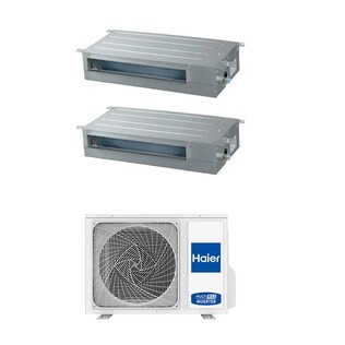 Climatizzatore Dual Split Haier Slim BP30 WiFi Integrato A++ / A+ 9000+18000 BTU R32 3U55S2SR5FA