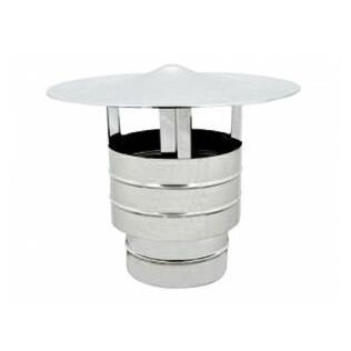 Cappello Cinese Acciaio Inox Antivento D. 100 Europrofil