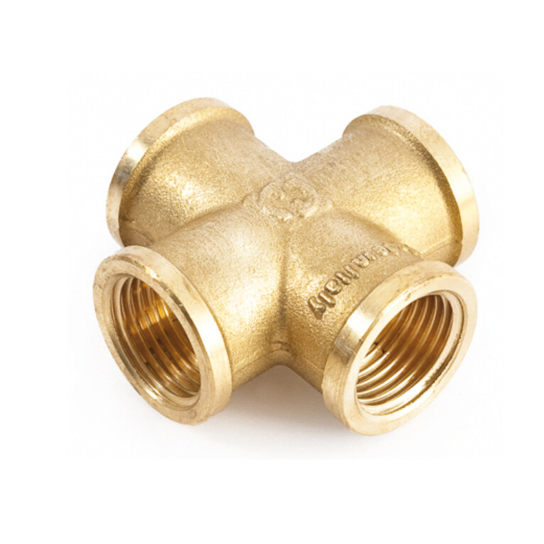 croce 1"1/4 ottone giallo