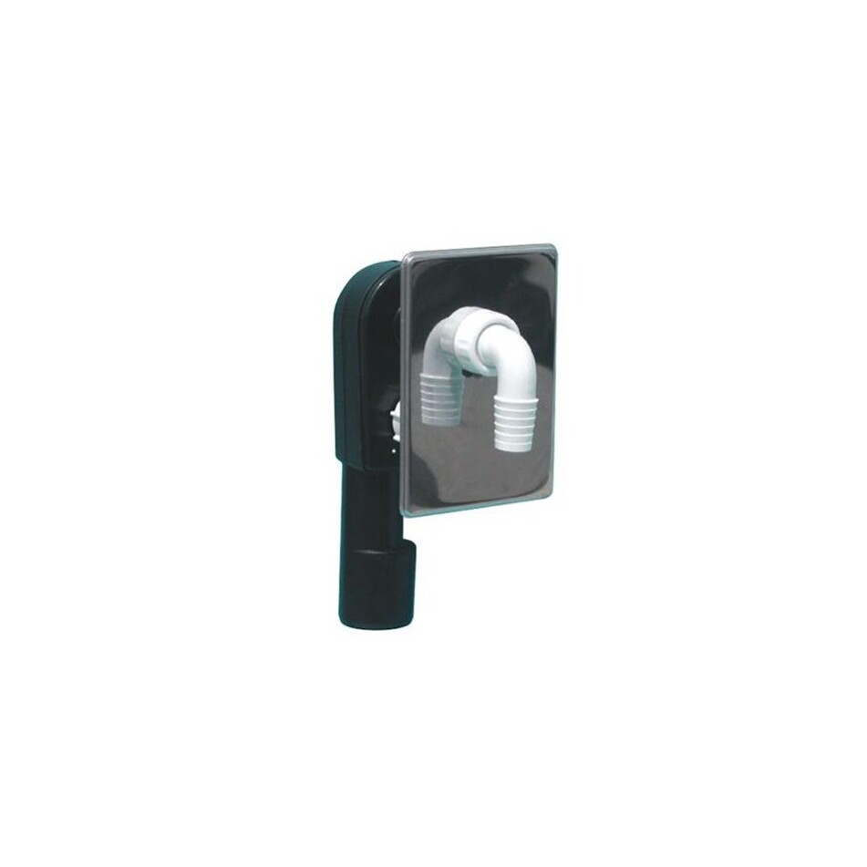 Presa Da Incasso IP44 All-in-One Serie ET-1, Antracite, Con Morsetti A Innesto E Coperchio A Molla
